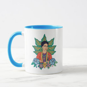 Frida Kahlo Kleurrijke Floral Graphic Mok
