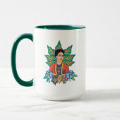 Frida Kahlo Kleurrijke Floral Graphic Mok (Links)