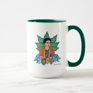 Frida Kahlo Kleurrijke Floral Graphic Mok