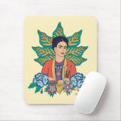 Frida Kahlo Kleurrijke Floral Graphic Muismat (Met muis)