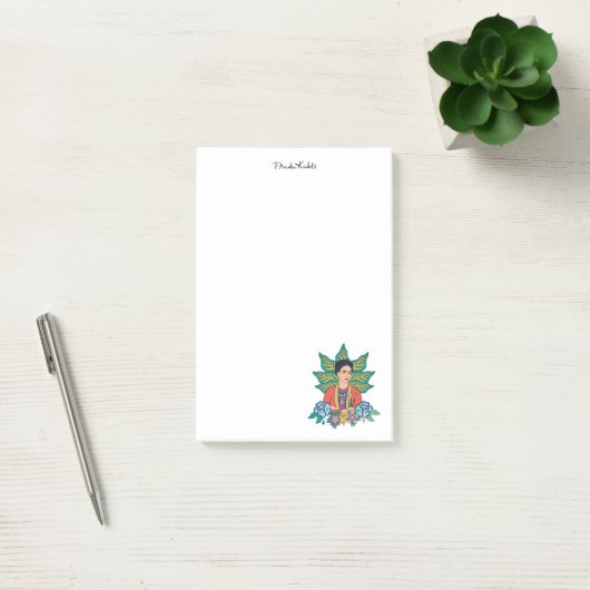 Frida Kahlo Kleurrijke Floral Graphic Post-it® Notes (Kantoor)