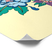 Frida Kahlo Kleurrijke Floral Graphic Poster (Hoek)