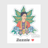 Frida Kahlo Kleurrijke Floral Graphic Sticker (Vel)