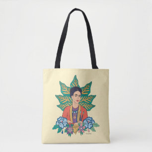 Frida Kahlo Kleurrijke Floral Graphic Tote Bag