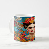 Frida Kahlo Koffiemok (Voorkant links)