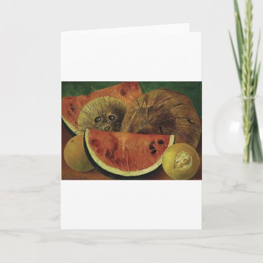 Frida Kahlo kunst Kaart (Voorkant)