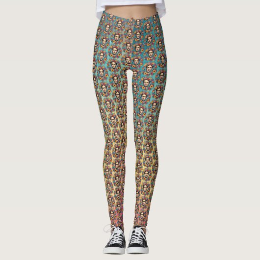 Frida Kahlo Leggings (Voorkant)