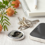 Frida Kahlo Lettering Portrait Sleutelhanger (Zijkant)