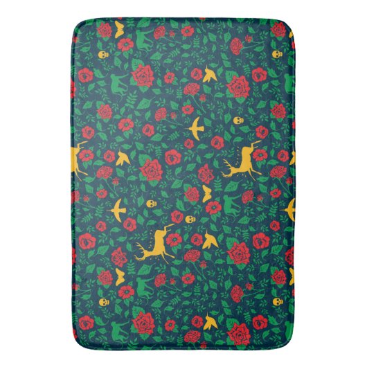 Frida Kahlo | Levenssymbolen Badmat (Voorkant Verticaal)