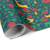 Frida Kahlo | Levensymbolen Cadeaupapier (Rol Hoek)