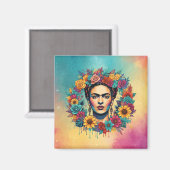 Frida Kahlo Magneet (Voorkant / Achterkant)