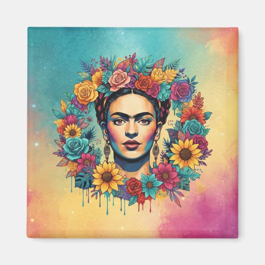 Frida Kahlo Magneet (Voorkant)
