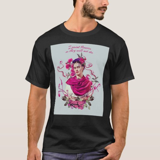 FRIDA KAHLO Mexicaans feministisch portret dat Mou T-shirt (Voorkant)