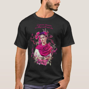 FRIDA KAHLO Mexicaans feministisch portret schilde T-shirt