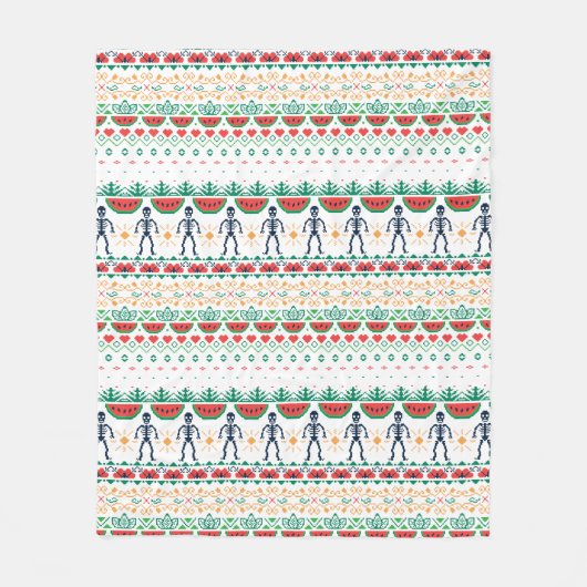 Frida Kahlo | Mexicaans grafisch Fleece Deken (Voorkant)