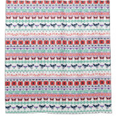 Frida Kahlo | Mexicaans patroon Douchegordijn (Voorkant)