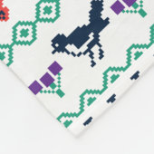 Frida Kahlo | Mexicaans patroon Fleece Deken (Hoek)