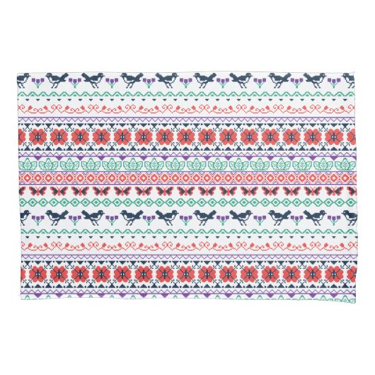 Frida Kahlo | Mexicaans patroon Kussensloop (Voorkant-Links)