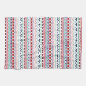 Frida Kahlo | Mexicaans patroon Theedoek (Horizontaal)