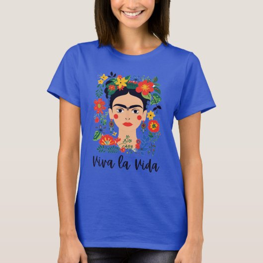 Frida Kahlo Mexicaanse artiest feminist LatinaX T-shirt (Voorkant)