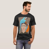 FRIDA KAHLO Mexican Feminist portrait Art poster A T-shirt (Voorkant volledig)