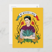 Frida Kahlo | Mi Mexico Lindo Briefkaart (Voorkant / Achterkant)