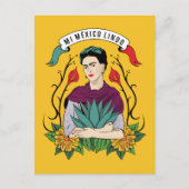 Frida Kahlo | Mi Mexico Lindo Briefkaart (Voorkant)