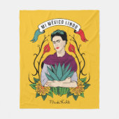 Frida Kahlo | Mi Mexico Lindo Fleece Deken (Voorkant)