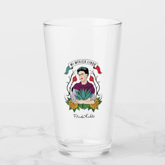 Frida Kahlo | Mi Mexico Lindo Glas (Voorkant)