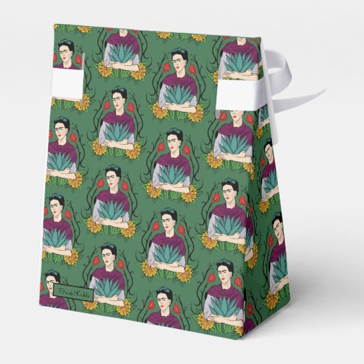 Frida Kahlo | Mi Mexico Lindo Pattern Bedankdoosjes (Achterkant)