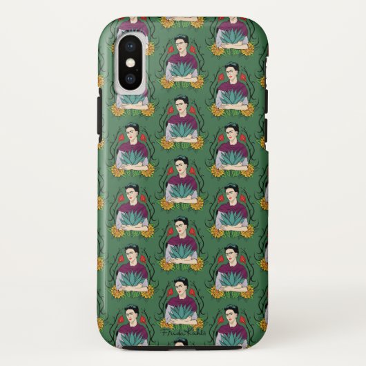 Frida Kahlo | Mi Mexico Lindo Pattern Case-Mate iPhone Case (Achterkant)