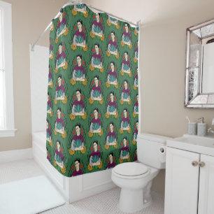 Frida Kahlo   Mi Mexico Lindo Pattern Douchegordijn