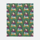 Frida Kahlo | Mi Mexico Lindo Pattern Fleece Deken (Voorkant)
