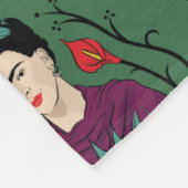 Frida Kahlo | Mi Mexico Lindo Pattern Fleece Deken (Hoek)