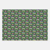 Frida Kahlo | Mi Mexico Lindo Pattern Inpakpapier Vel (Voorkant)