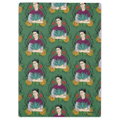 Frida Kahlo | Mi Mexico Lindo Pattern Klembord (Achterkant)