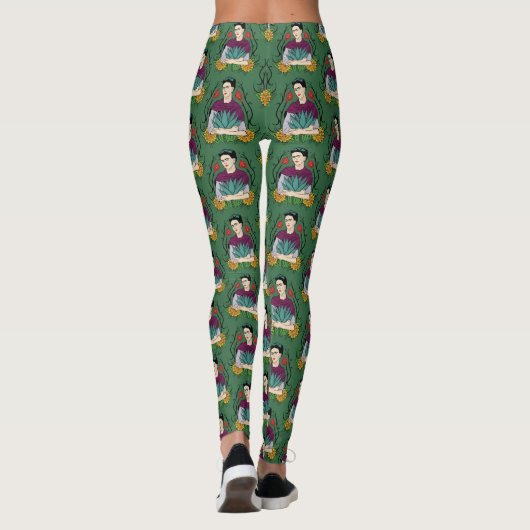 Frida Kahlo | Mi Mexico Lindo Pattern Leggings (Achterkant)