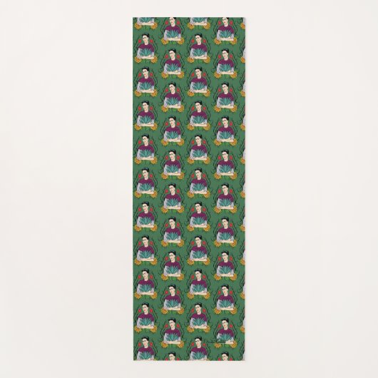 Frida Kahlo | Mi Mexico Lindo Pattern Yogamat (Voorkant)