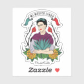 Frida Kahlo | Mi Mexico Lindo Sticker (Vel)