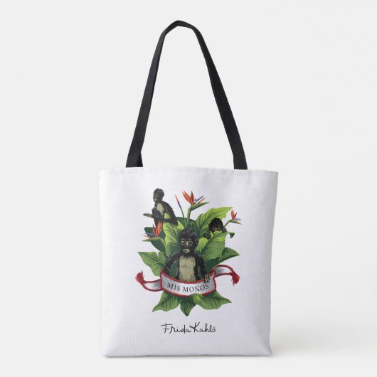 Frida Kahlo | Mis Monos Tote Bag (Achterkant)
