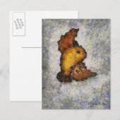 Frida Kahlo Monet Style Bird Painting Briefkaart (Voorkant / Achterkant)