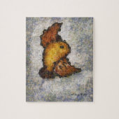 Frida Kahlo Monet Style Bird Painting Legpuzzel (Verticaal)