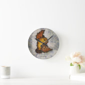 Frida Kahlo Monet Style Bird Painting Ronde Klok (Huis)