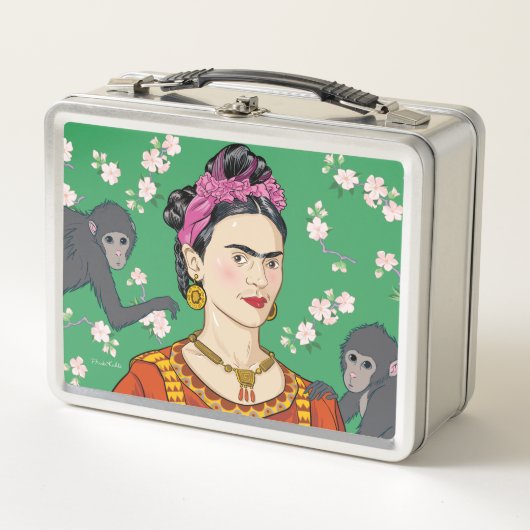 Frida Kahlo Monkey Graphic (Voorkant)