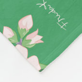 Frida Kahlo Monkey Graphic Fleece Deken (Hoek)