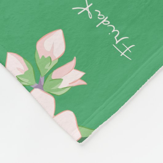 Frida Kahlo Monkey Graphic Fleece Deken (Hoek)