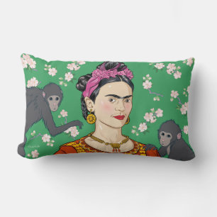 Frida Kahlo Monkey Graphic Kussen