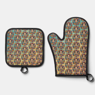Frida Kahlo Ovenwant & Pannenlap Set