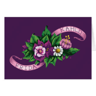 Frida Kahlo | Paarse Floral Bouquet