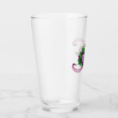 Frida Kahlo | Paarse Floral Bouquet Glas (Rechts)